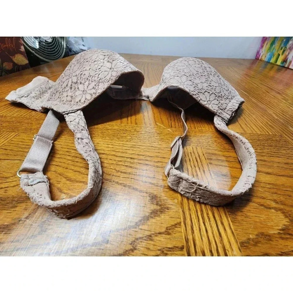 Jessica Simpson Biege Pink Unwire Padded Bra Size 42C - Picture 12 of 12